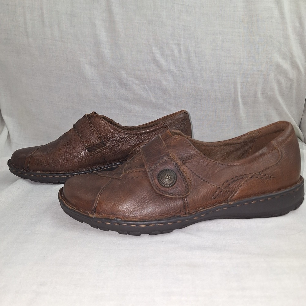 Cottagecore 90s Boho Chic Michel M Brown 8.5 M Leather Loafer Evelyn Women